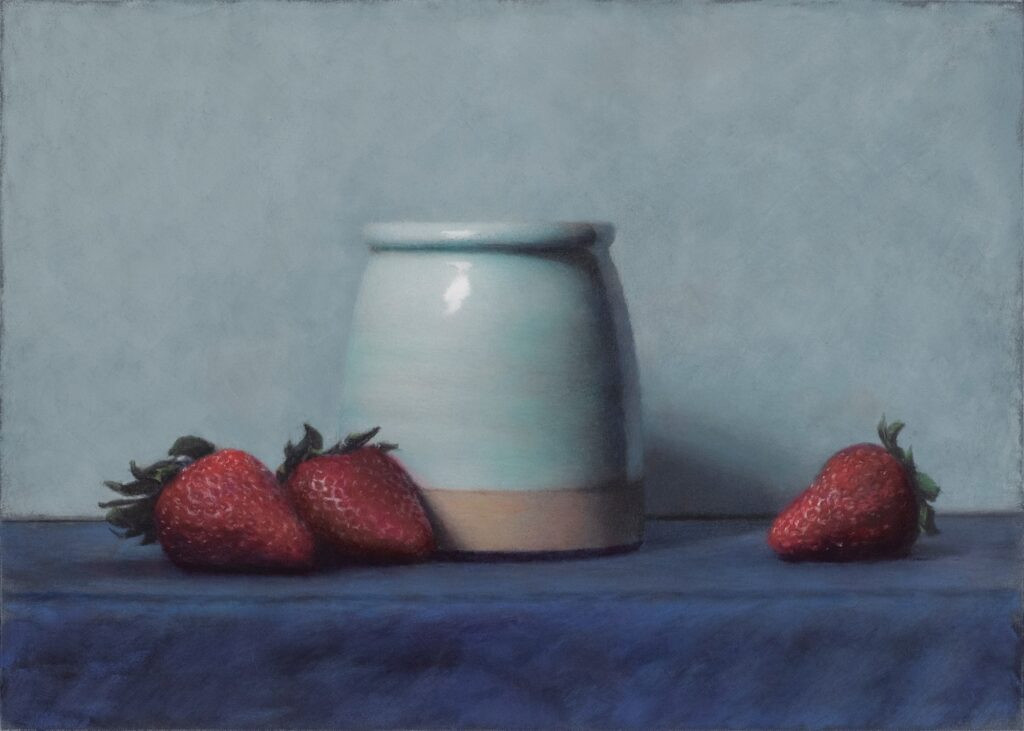 Small Pot With Strawberries